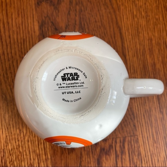 Disney Star Wars BB-8 Droid Disney 3D Character Mug Coffee Cup No Lid - Picture 4 of 9